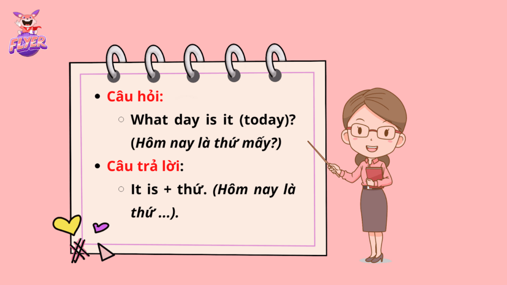 Các ngày trong tuần bằng tiếng Anh: 5 phút đọc chuẩn, viết đúng từng ngày một