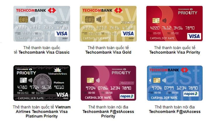 Tổng hợp trọn bộ các loại thẻ Techcombank & công dụng của từng loại thẻ