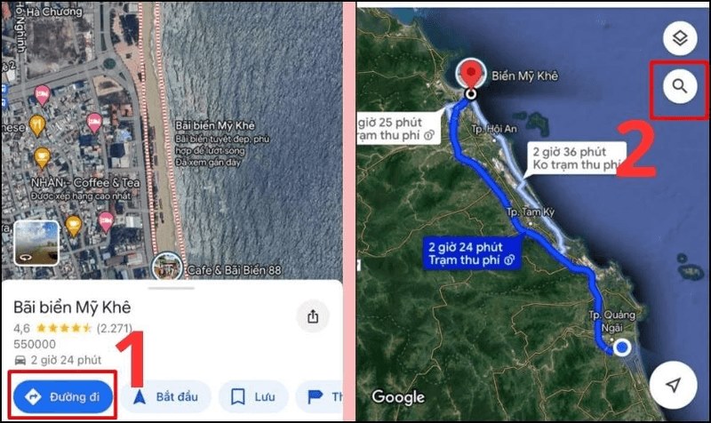 3 cách tìm cây xăng gần đây 24/24 trên Google Maps cực dễ