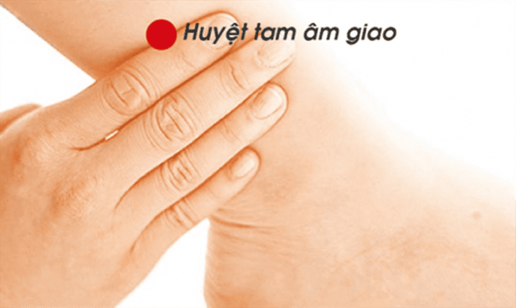 Day huyệt tam âm giao chữa bệnh gì?