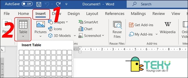 Cách tạo bảng trong Word tiện lợi, nhanh chóng