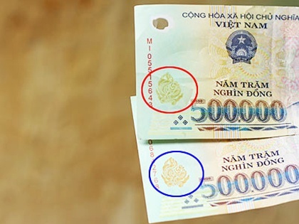 Cách nhận biết tiền 500 nghìn giả