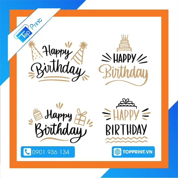 22+ mẫu sticker sinh nhật, happy birthday đẹp lung linh [File Download] 