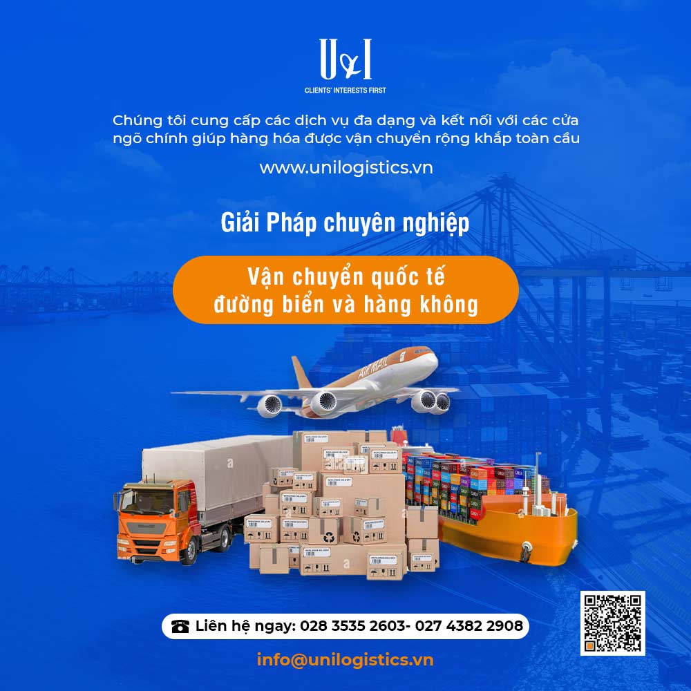 5 phương thức vận chuyển hàng hoá quốc tế phổ biến nhất hiện nay - LOGISTICS U&I