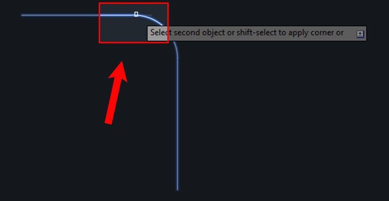 Lệnh bo tròn góc trong CAD: hướng dẫn kèm ví dụ minh họa