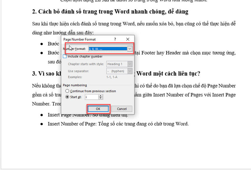 6 cách đánh số trang trong Word 2010 đến 2019 chi tiết, cực dễ